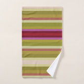 オーキッド色のタオルセット バスタオルセット (ハンドタオル)