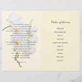 オーキッド葬儀プログラムお祝い・オブ・ライフ チラシ (裏面)