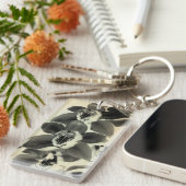 オーキッド赤面パネルIV キーホルダー (正面右)