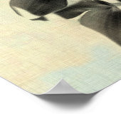 オーキッド赤面パネルIV ポスター (角)