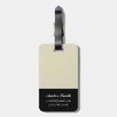 オーキッド赤面パネルIV ラゲッジタグ (裏面縦)