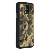 オーキッド赤面パネルIV CarvedメープルGalaxy S5スリムケース (右)