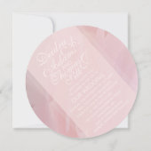 オーキッド赤面招待状 招待状 (裏面)