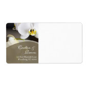 オーキッド開花出荷 ラベル (正面)