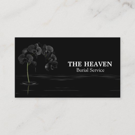 オーキッド開花 名刺 (正面)