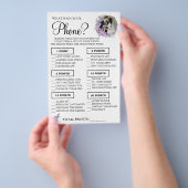 オーキッド電話に何があるシャワーゲームカード チラシ (ハンドル)