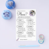 オーキッド電話に何があるシャワーゲームカード チラシ (シングル)