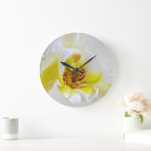 オーキッド露 ラージ壁時計 (ホーム)