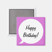 オーキッド音声バブル マグネット (正面/裏面)