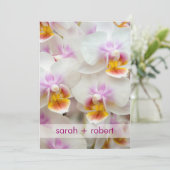 オーキッド ・ ウェディング 招待状 (スタンド正面)