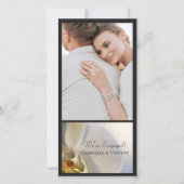 オーキッド・エレガンス ウェディングエンゲージメントのお知らせ 案内状 (正面)