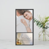 オーキッド・エレガンス ウェディングエンゲージメントのお知らせ 案内状 (スタンド正面)