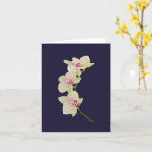 オーキッド カード (黄色い花)