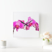 オーキッド スクエア壁時計 (ホーム)