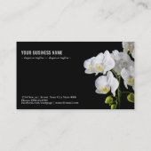 オーキッド-フラワー 名刺 (裏面)
