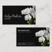 オーキッド-フラワー 名刺 (正面/裏面)