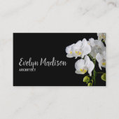 オーキッド-フラワー 名刺 (正面)