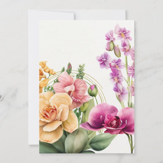 オーキッド・ブラスト 招待状 (正面)