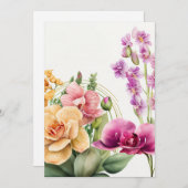 オーキッド・ブラスト 招待状 (正面/裏面)