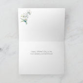 オーキッド マザーズデー カード (内部)