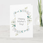 オーキッド マザーズデー グリーティング カード (正面)