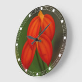 オーキッド ラージ壁時計 (傾斜)