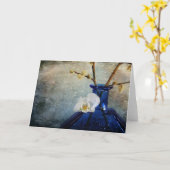 オーキッド – 美しいフローラグリーティングカード カード (黄色い花)