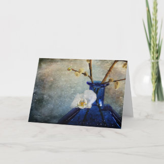 オーキッド – 美しいフローラグリーティングカード カード