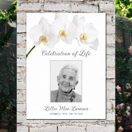 オーキッド 追悼写真メモリアル 葬儀 ポスター