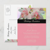 オーキッド, DIY 結婚式招待状 / サンキューカード インビテーションポストカード (正面/裏面)
