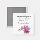 オーキッ結婚ドのお土産のキープサケの景品 マグネット (正面/裏面)