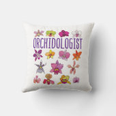 オーキドロジストオーキッドオーキッドオーキッドフラワーガーデン クッション (裏面)