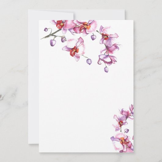 オーキモダンッドボタニカル庭園の結婚式招待状 招待状 (裏面)