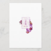 オーキモダンッ結婚ドのメニュー メニュー (裏面)