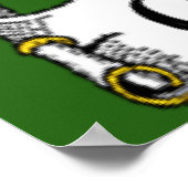 オーキーアフコートオブアームズ国旗のプリント ポスター (角)