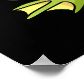 オーキークロークイおもしろいーフロッグプンダークBG ポスター (角)