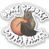 オーキー不気味こうもり シール (正面)