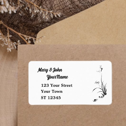 オーキ中国のッド – bw ラベル