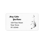 オーキ中国のッド – bw ラベル (正面)