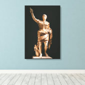 オーギュストゥスシーザーキャンバスのプリントの像 キャンバスプリント (インサイチュ (ウッドフロア))