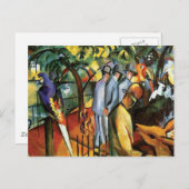 オーギュストマッケゾオロジカルガーデン動物愛好家 ポストカード (正面/裏面)