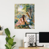 オーギュストルノアールインザメドウ ポスター (ホームオフィス)