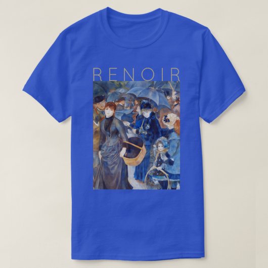 オーギュストルノアールザ傘の秋 Tシャツ (デザイン正面)