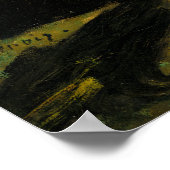 オーギュストルノアールバイクロードモネ ポスター (角)