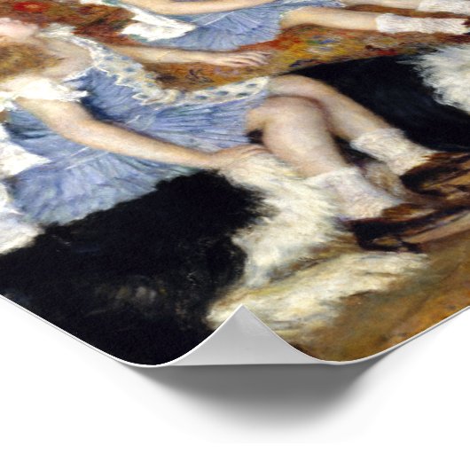 オーギュストルノアールマダムジョルジュシャルパンティエ ポスター (角)