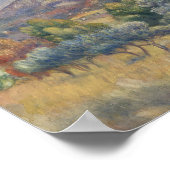 オーギュストルノアール – ザサントビクトワール山 ポスター (角)