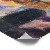 オーギュストルノアール – ダンスアットルムーランデラガレット ポスター (角)