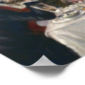 オーギュストルノアール – ボートパーティーの昼食会 ポスター (角)