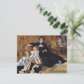 オーギュストルノアール – マダムジョージシャルパンティエ ポストカード (スタンド正面)