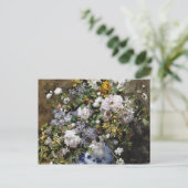 オーギュストルノアール-春ブーケ。春 ポストカード (スタンド正面)